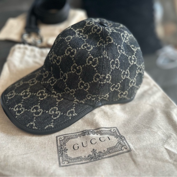 Gucci Black denim Baseball Cap